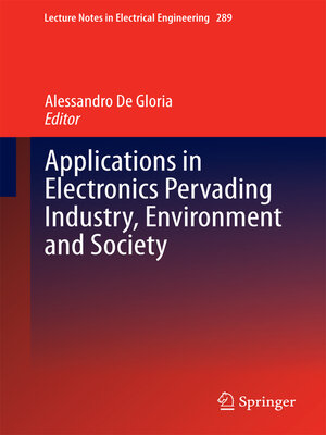 cover image of Applications in Electronics Pervading Industry, Environment and Society